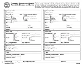 Fill Out a Valid Ph1600 Tennessee Form