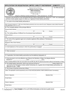 Fill Out a Valid Tennessee Ss 4482 Form